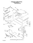 Diagram for 02 - Freezer Liner Parts