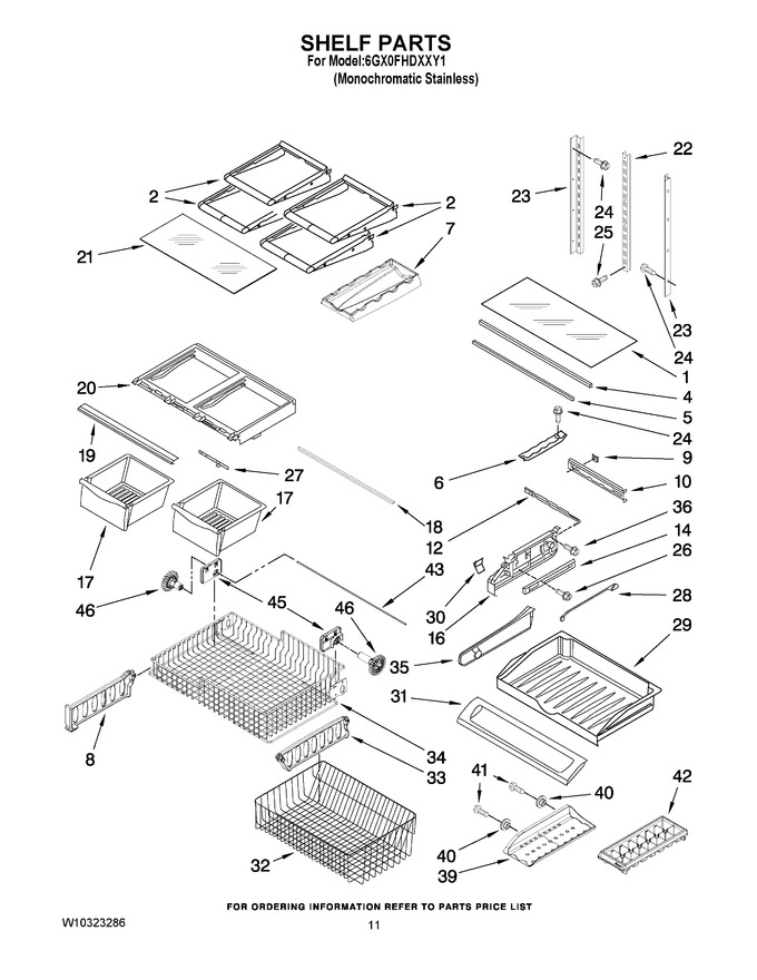 Diagram for 6GX0FHDXXY1