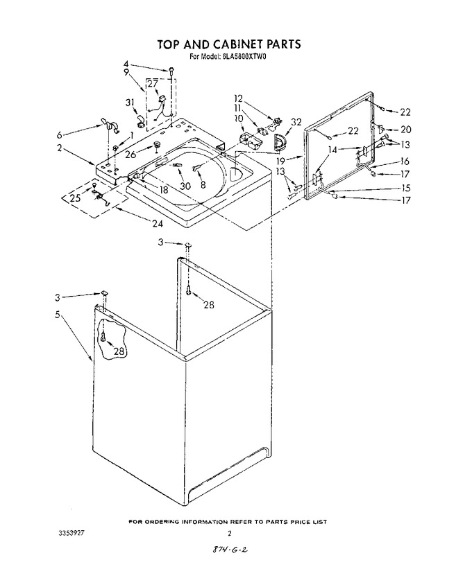 Diagram for 6LA5800XTF0