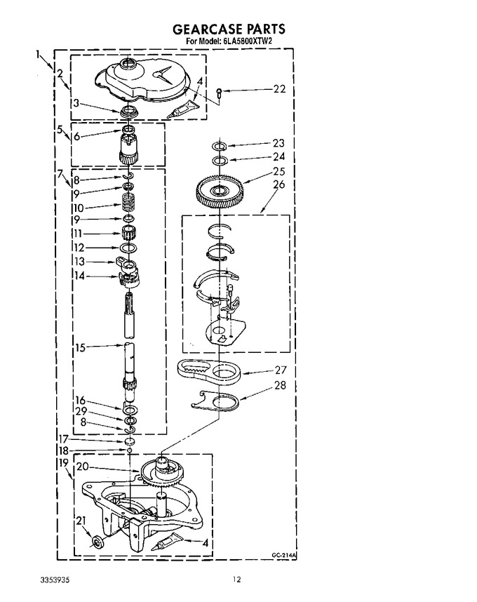 Diagram for 6LA5800XTW2