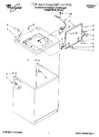 Diagram for 01 - Top And Cabinet, Lit/optional