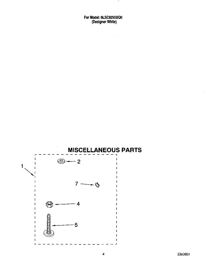 Diagram for 6LSC9255BQ0