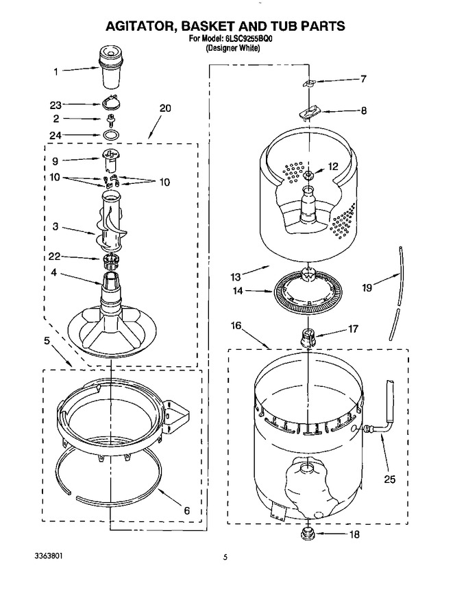 Diagram for 6LSC9255BQ0