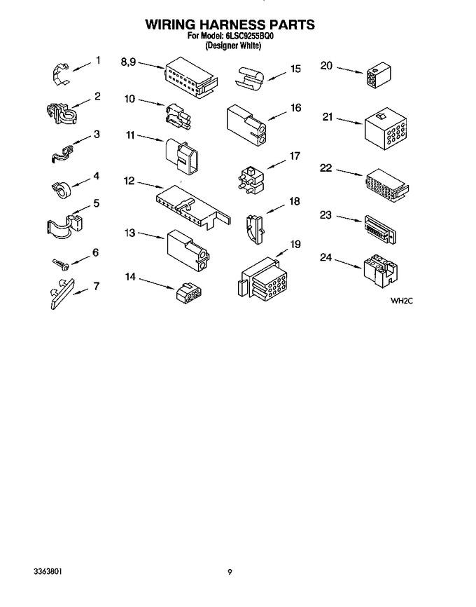 Diagram for 6LSC9255BQ0