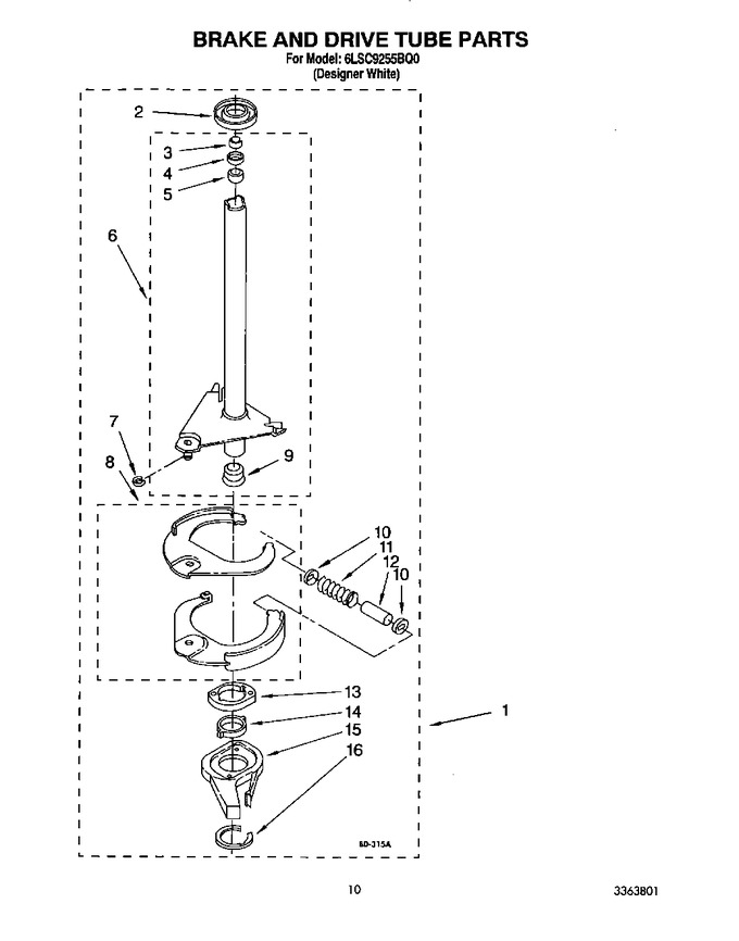 Diagram for 6LSC9255BQ0