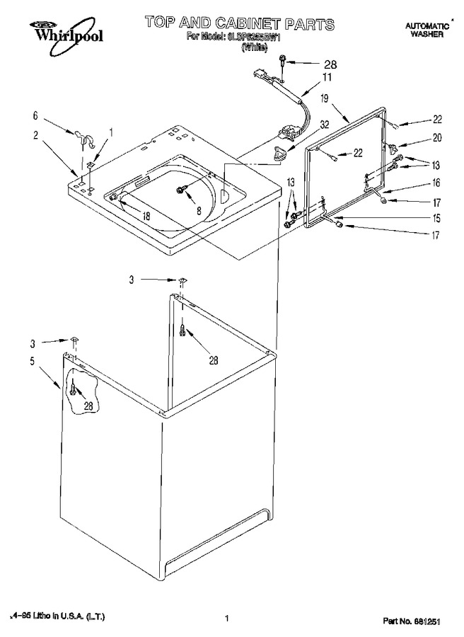 Diagram for 6LSP8255BW1