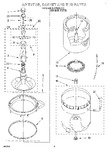 Diagram for 03 - Agitator, Basket And Tub