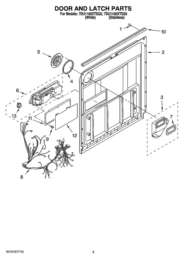 Diagram for 7DU1100XTSS0