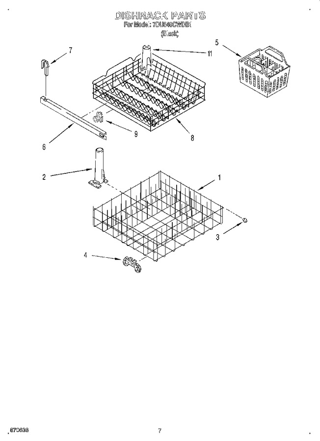 Diagram for 7DU840CWDB1