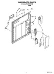 Diagram for 02 - Inner Door Parts