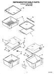 Diagram for 03 - Refrigerator Shelf Parts