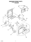 Diagram for 08 - Dispenser Front Parts