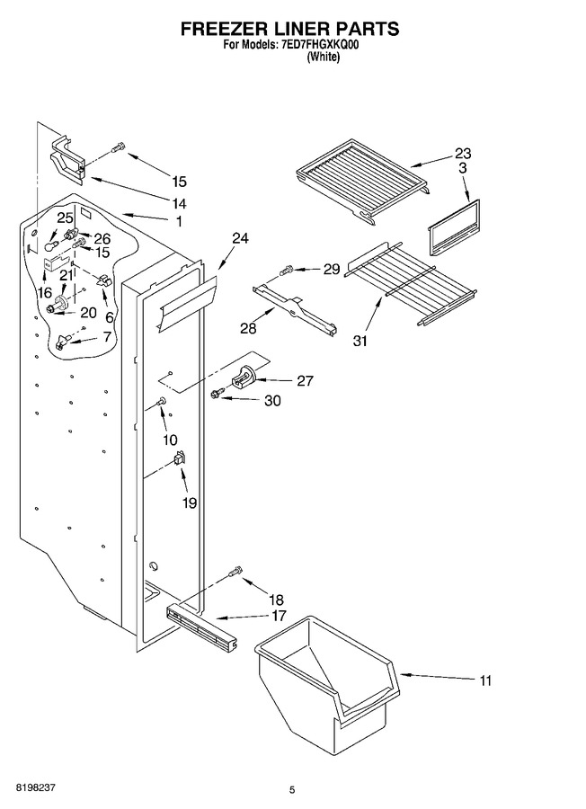 Diagram for 7ED7FHGXKQ00