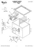 Diagram for 01 - Cabinet Parts