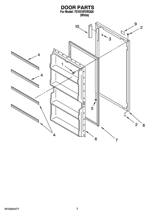 Diagram for 7EV070FXRQ00