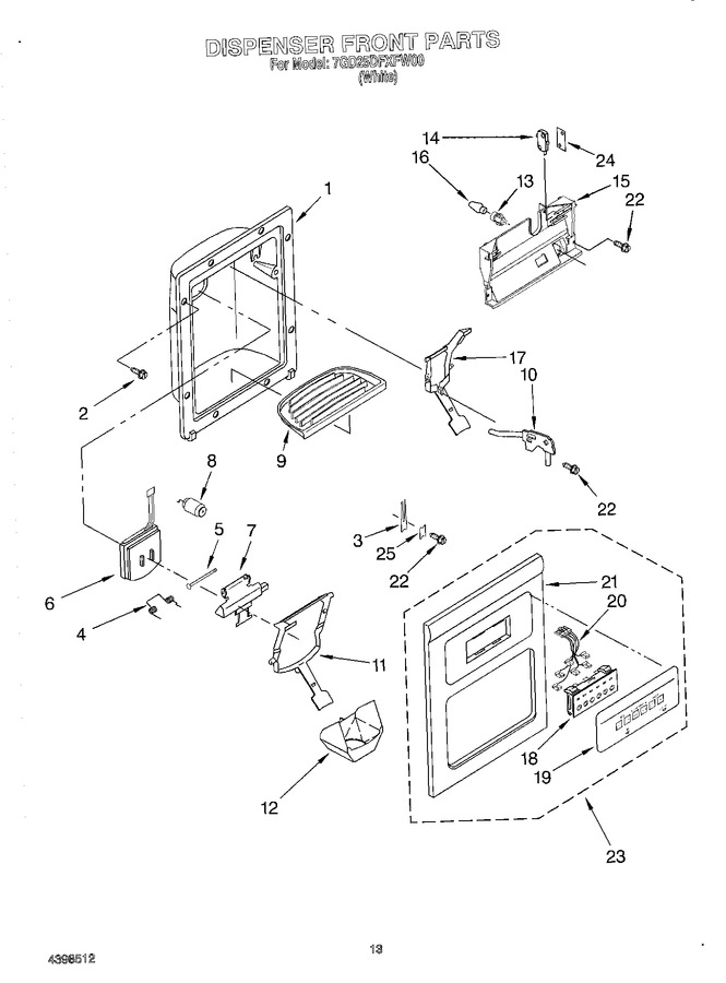 Diagram for 7GD25DFXFW00