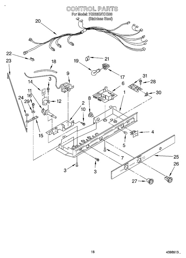 Diagram for 7GD25SFXHS00