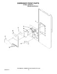 Diagram for 08 - Dispenser Front Parts