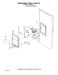 Diagram for 08 - Dispenser Front Parts