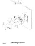 Diagram for 08 - Dispenser Front Parts