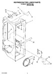 Diagram for 02 - Refrigerator Liner Parts