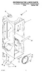 Diagram for 02 - Refrigerator Liner Parts