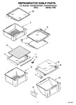 Diagram for 03 - Refrigerator Shelf Parts