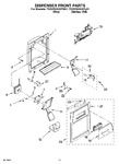 Diagram for 08 - Dispenser Front Parts