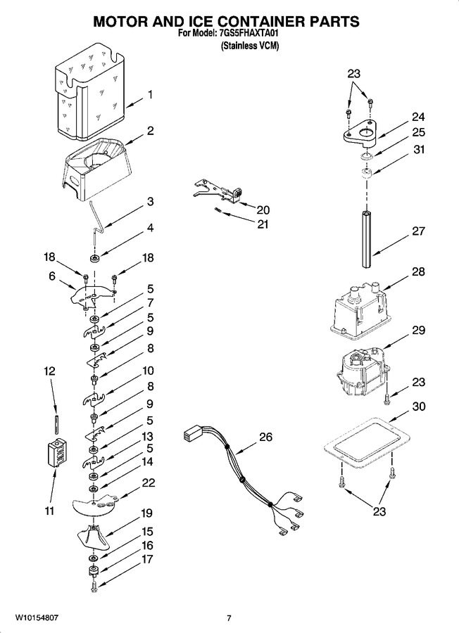 Diagram for 7GS5FHAXTA01