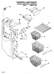 Diagram for 04 - Freezer Liner Parts