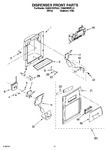 Diagram for 08 - Dispenser Front Parts