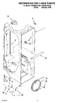 Diagram for 02 - Refrigerator Liner Parts