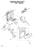 Diagram for 08 - Dispenser Front Parts