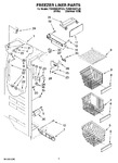 Diagram for 04 - Freezer Liner Parts