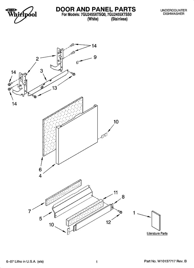 Diagram for 7GU2455XTSQ0