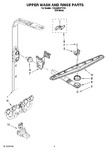 Diagram for 07 - Upper Wash And Rinse Parts