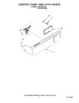 Diagram for 02 - Control Panel And Latch Parts