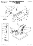 Diagram for 01 - Top And Console Parts