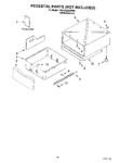 Diagram for 06 - Pedestal Parts (not Included)