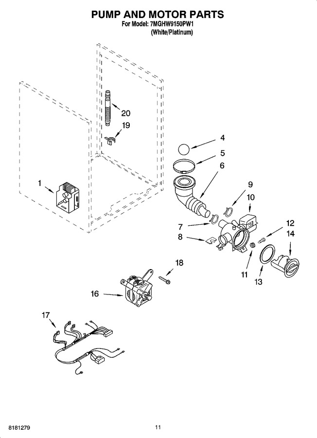 Diagram for 7MGHW9150PW1