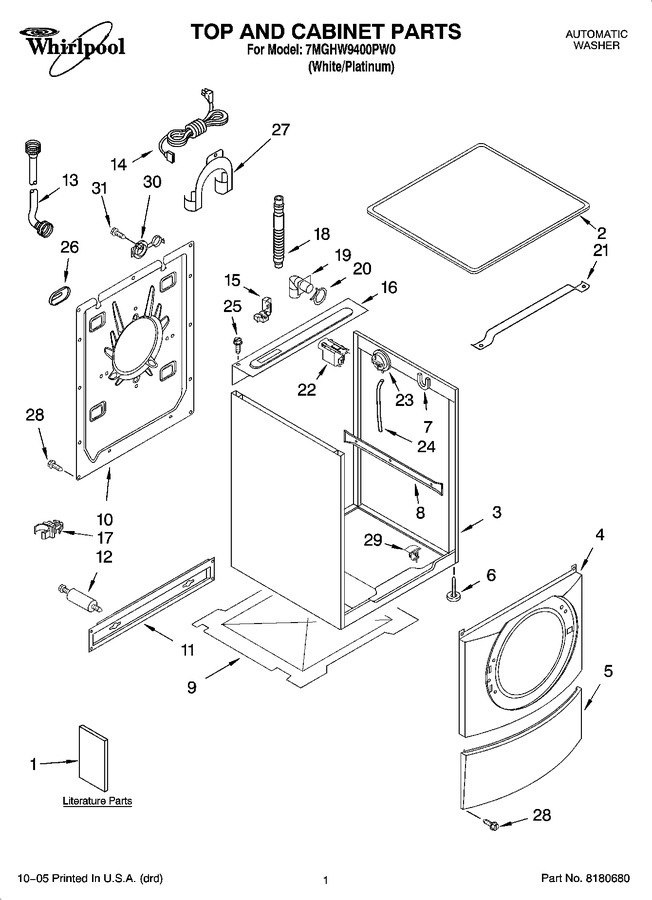 Diagram for 7MGHW9400PW0