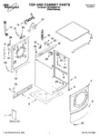 Diagram for 01 - Top And Cabinet Parts