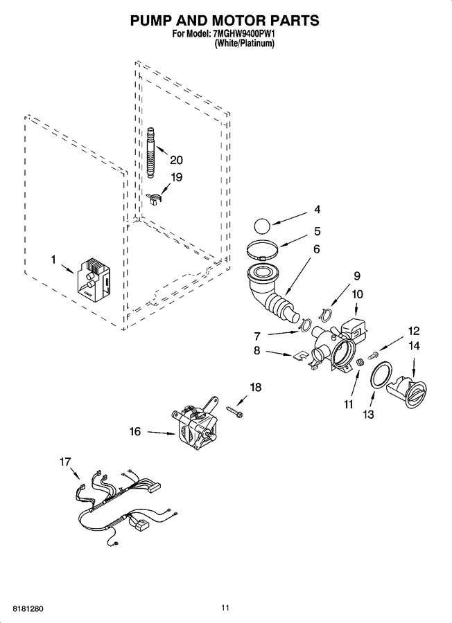 Diagram for 7MGHW9400PW1