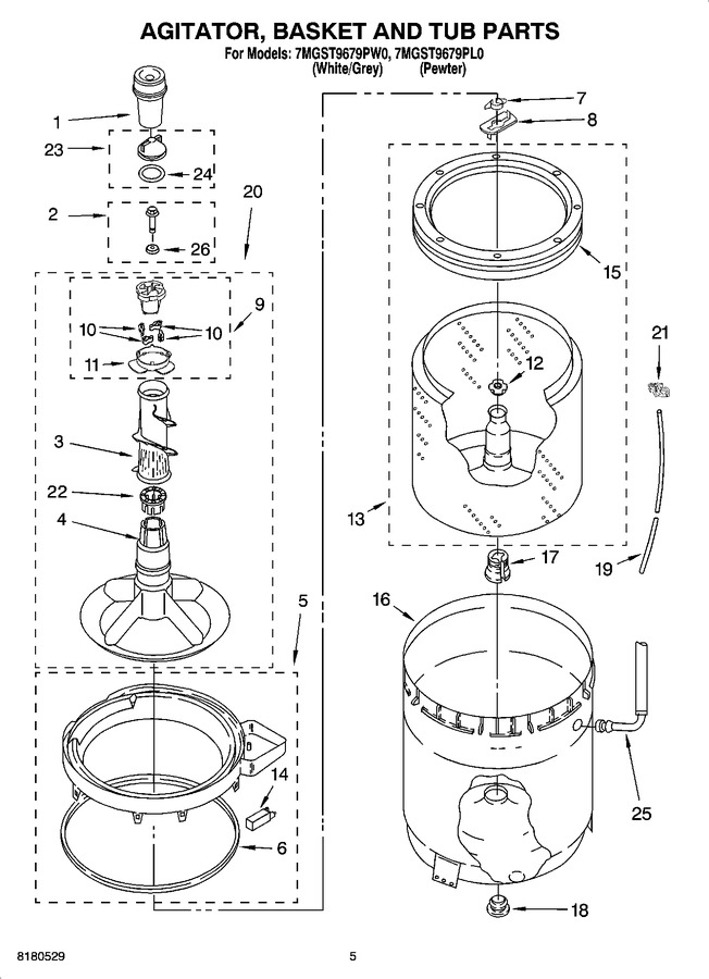 Diagram for 7MGST9679PW0