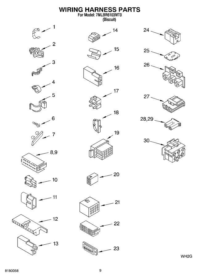 Diagram for 7MLBR6103MT0