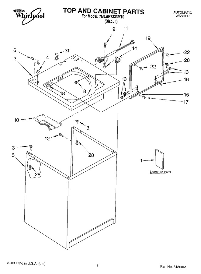 Diagram for 7MLBR7333MT0