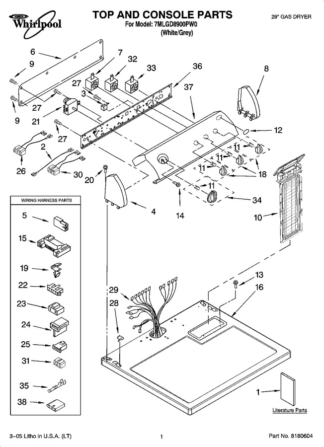 Diagram for 7MLGD8900PW0