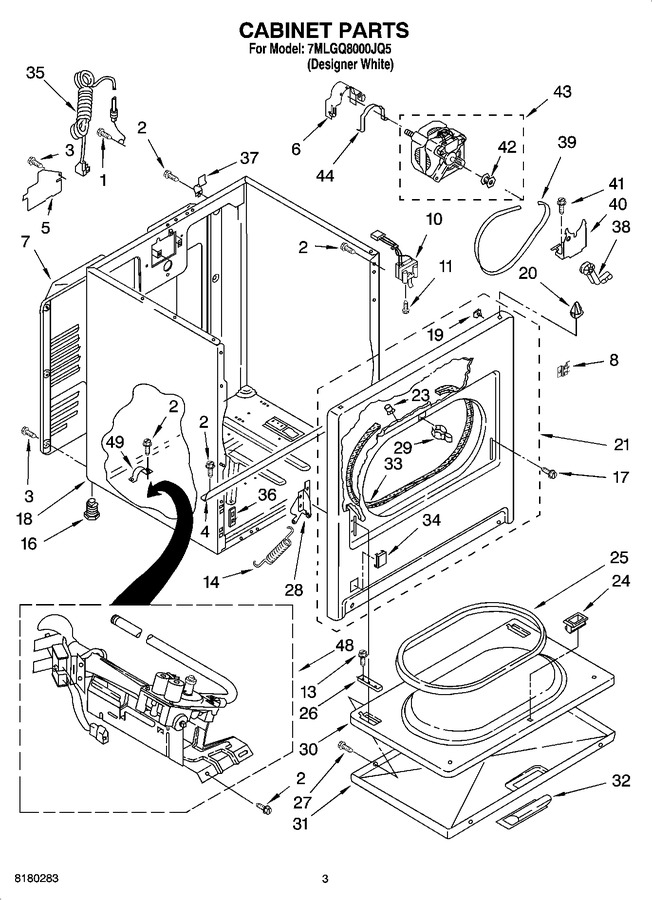 Diagram for 7MLGQ8000JQ5