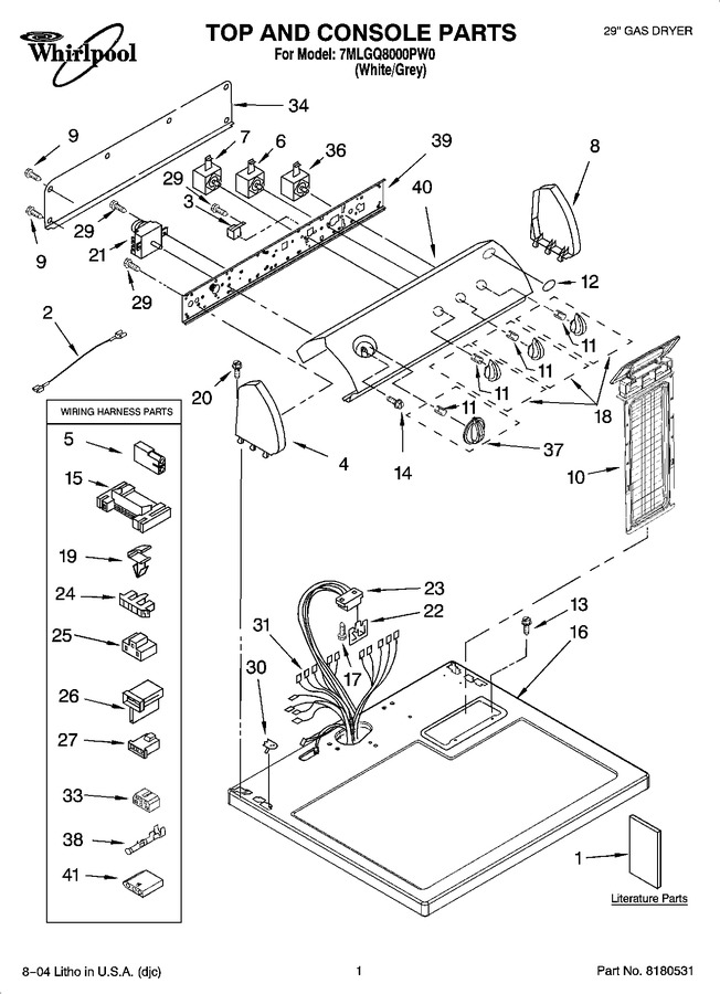 Diagram for 7MLGQ8000PW0