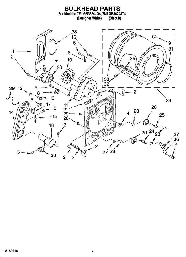 Diagram for 7MLGR3624JT4